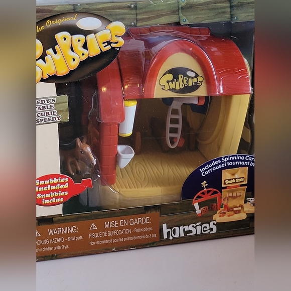 Original Snubbies Playset Speedys Stable New in Box Vintage Y2K Toy Quest - Picture 2 of 9